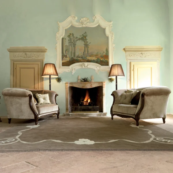 Two Tone Italian Armchair