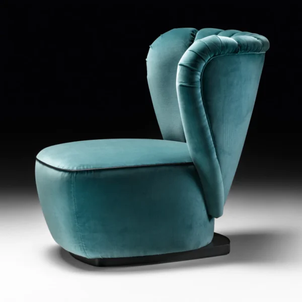 Velvet Occasional Chair