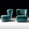 Velvet Occasional Chair