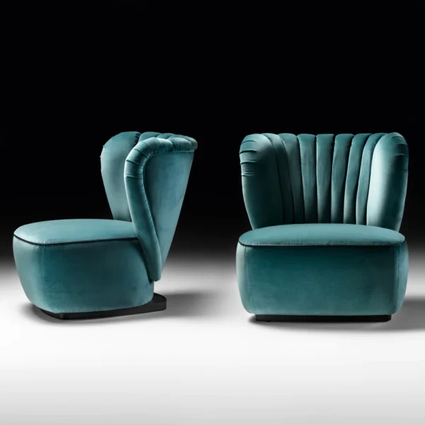 Velvet Occasional Chair