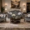 Louis armchair hand carved
