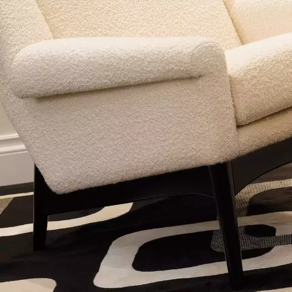 Exclusive Contemporary Armchair And Footstool