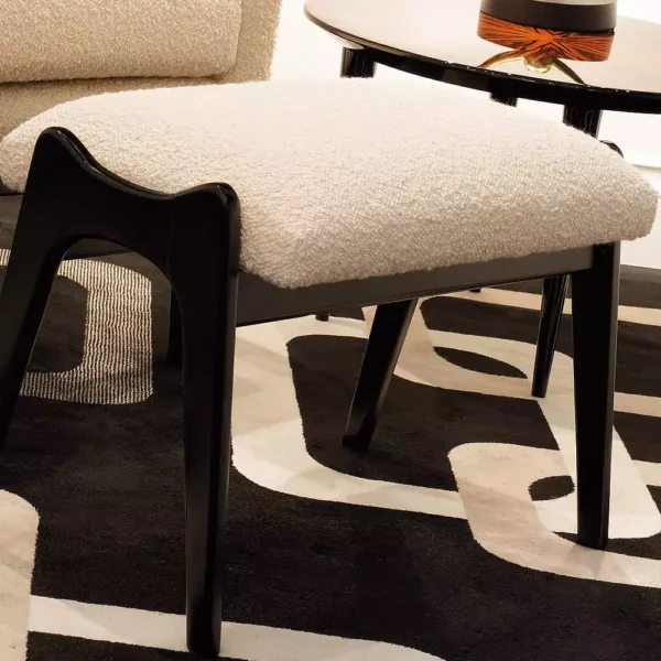 Exclusive Contemporary Armchair And Footstool