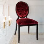 Red Velvet Dining Chair