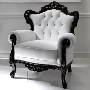 Baroque Leather Armchair