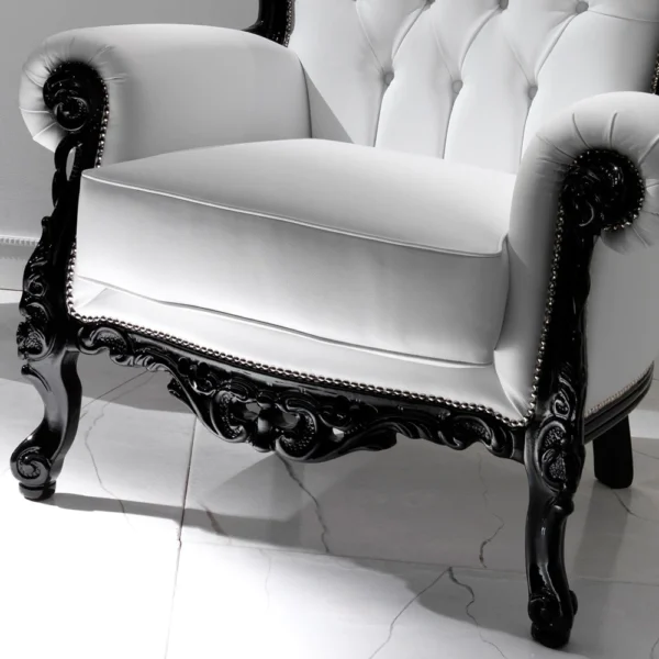 Baroque Leather Armchair