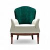 Opal Crest Chair with elegant curved design