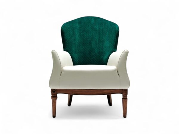 Opal Crest Chair with elegant curved design