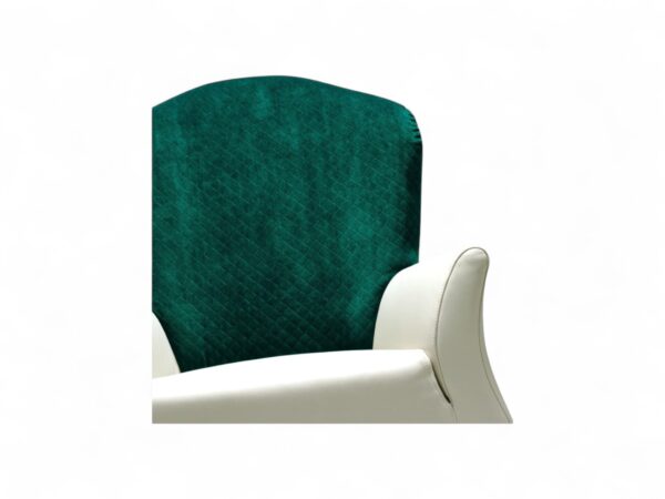 Comfortable accent chair with refined silhouette