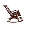 Elegant slatted back wooden chair for living room or reading corner