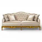 Nizam Carved Couch luxury tufted sofa