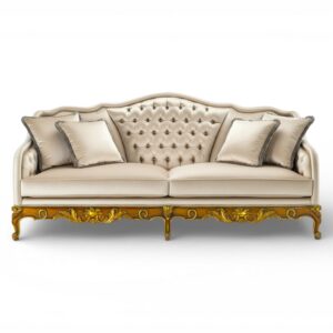 Nizam Carved Couch luxury tufted sofa