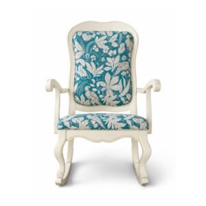 Classic Rocking Chair with cushioned seat and backrest