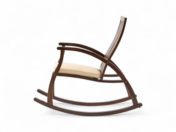 Classic hardwood rocking chair for the living room or porch