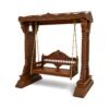 Majestic Heritage Carved Swing with canopy and intricate carvings
