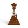 Maharaja Carved Swing highlighting carved arch and cushioned seat