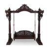 Handcrafted teak wood swing in royal design