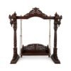 Handcrafted teak wood swing in royal design
