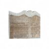 Elegant cane teak bed blending rustic and European elegance