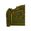 Green and gold statement bed with classical European influence