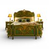 Palace Manor Bed with ornate French carving
