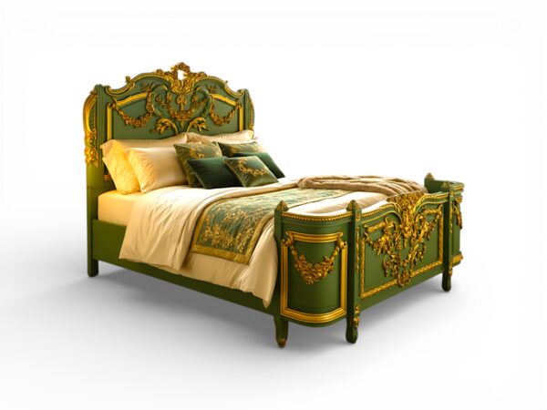 French inspired luxury bed for master bedroom