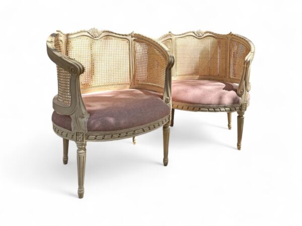 Handcrafted antique chair with floral detailing