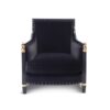 Regal Empire Velvet Armchair with plush cushioning and refined details