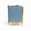 Luxury French Chaise Lounge with plush cushioned seating in velvet