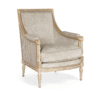 Elegant Kensington Luxe Armchair in premium fabric upholstery