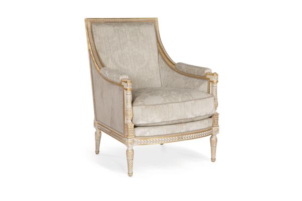 Elegant Kensington Luxe Armchair in premium fabric upholstery
