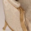Classic Gold Louis Armchair with ornate detailing