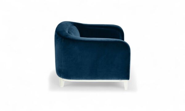 Contemporary Luxe Barrel Chair with cushioned comfort