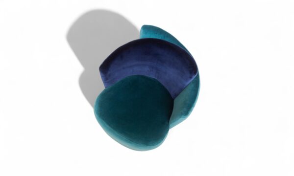 Luxury rotating armchair in contemporary design