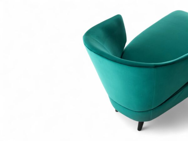 Plush Emerald Velvet Chaise Lounge for luxury living spaces