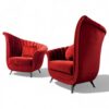 Scarlet Majesty Armchair for modern and statement interiors