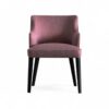 Velvet upholstered Petal Grace Chair for dining or lounge