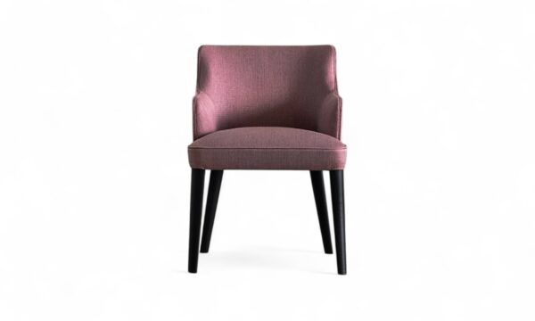 Velvet upholstered Petal Grace Chair for dining or lounge