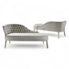 Plush Velour Bliss Chaise Lounge for modern luxury interiors