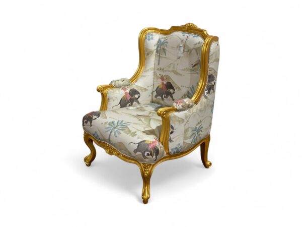 Elegant Golden Ivy Lounge Chair in a refined setting