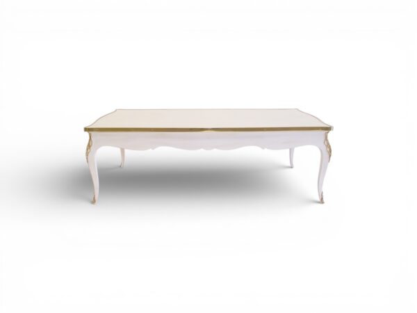 Ivory Regal Coffee Table with classic carved legs