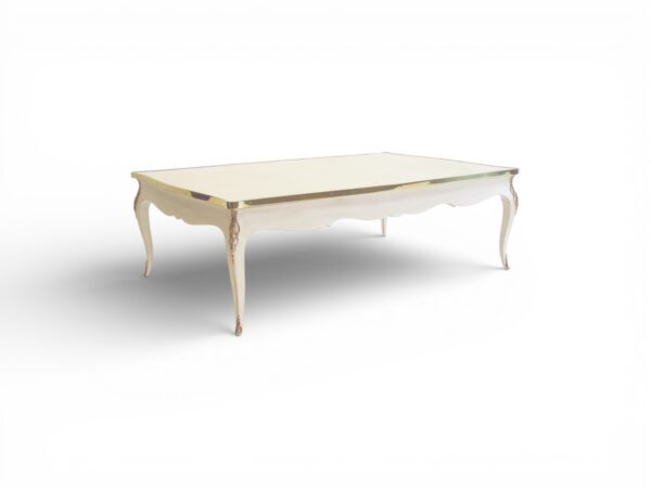 Ivory Regal Coffee Table with classic carved legs