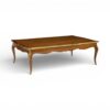 Handcrafted wooden coffee table in natural finish