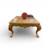 Hand carved classic gold coffee table design
