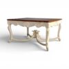 Classic wooden coffee table with ornate detailing