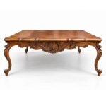 Regal Heritage Coffee Table with carved wooden base