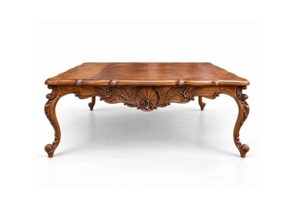 Regal Heritage Coffee Table with carved wooden base