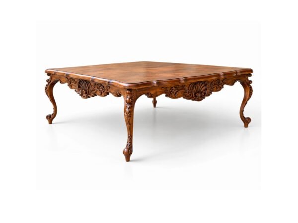 Regal Heritage Coffee Table with carved wooden base