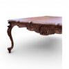 Hand carved solid wood coffee table design