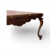 Luxury wooden coffee table with ornate detailing